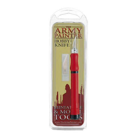 ARMY PAINTER Hobby Knife w/Rubber Grip Handle & 5 Blades