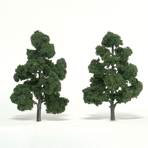 WOODLAND SCENICS Ready-Made Trees: Medium Green 7" to 8" (2/pk)