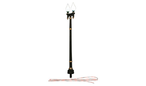 WOODLAND SCENICS Just Plug: O Street Light, Double Lamp Post (2/pk)