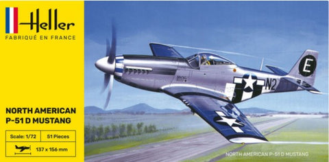 HELLER 1/72 P51D Mustang Fighter