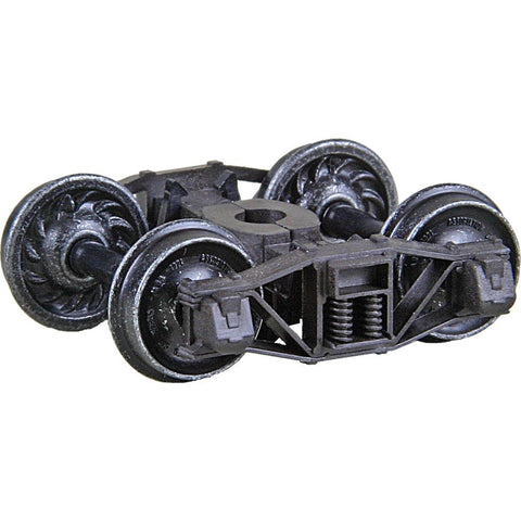 KADEE #561 HO Scale Arch Bar Self Centering Trucks with 33" Ribbed Back Wheels - HGC