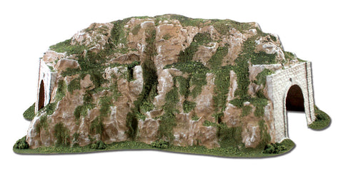 WOODLAND SCENICS Ready Landforms: HO Curved Tunnel
