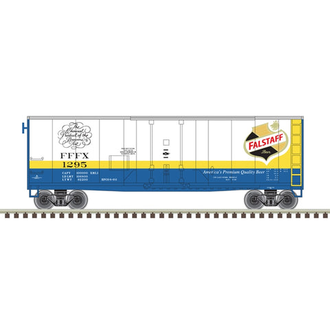 N 40' PLUG DOOR BOXCAR FALSTAFF BEER #1295