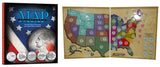 WHITMAN Statehood Quarters Collector's Map Coin Folder