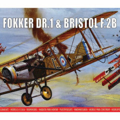 AIRFIX 1:72 Fokker Dr1 Triplane & Bristol F2B Fighter Dogfight Doubles
