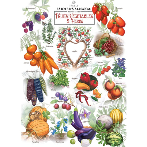 MASTER PIECES 1000-PIECE PUZZLE Fruits Vegetables&Berries