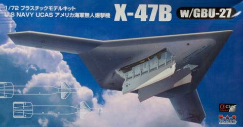 PLATZ 1/72 USN UCAS X47B Unmanned Combat Air System Aircraft w/GBU27 Guided Bomb