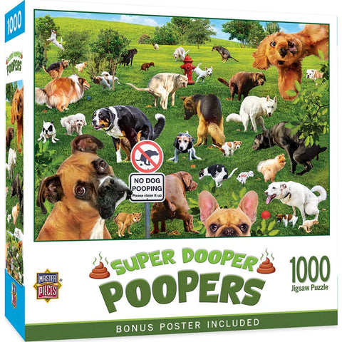 MASTER PIECES 1000-PIECE PUZZLE  Super Dooper Poopers