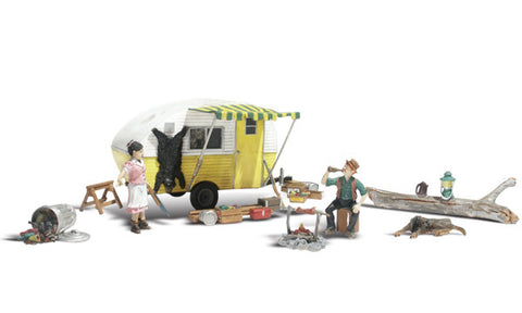WOODLAND SCENICS HO Vehicle: Ma & Pa's Trailer Haven
