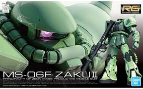 BANDAI #4 1/144 RG Zaku II MS-06 Green