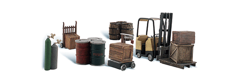 WOODLAND SCENICS N Accessories: Loading Dock Details