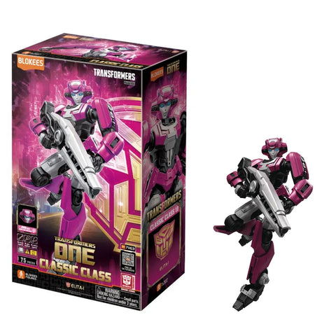 BLOKEES Transformers One: Classic Class 13 Elita-1 (5.5" Lighted Pre-Painted Snap