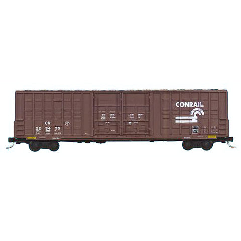 MICRO-TRAINS N Box Car, 60' Excess Height Double Plug Doors Waffle Side, Conrail #223435