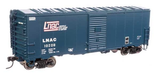 WALTHERS HO Boxcar, 40' AAR Modernized 1948,  LNAC #10208