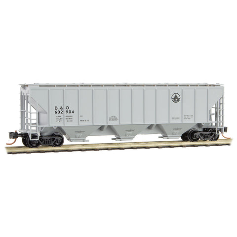 MICRO-TRAINS N Covered Hopper, 3-Bay, B&O #602904