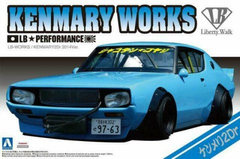 AOSHIMA 1/24 LB Works: Nissan Skyline Kenmary 2014 Version 2-Door Car