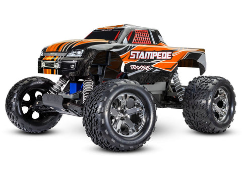 TRAXXAS STAMPEDE TRUCK w/USB-C ORANGE