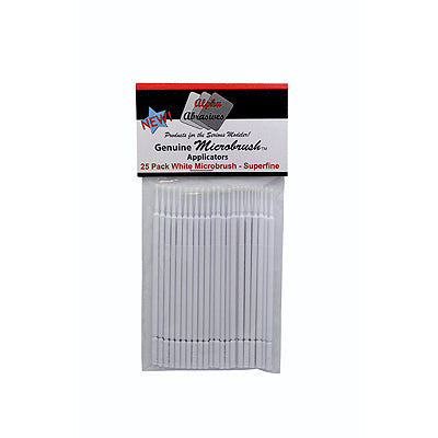 MICROBRUSH Alpha  White: Superfine Applicator (25/pk)