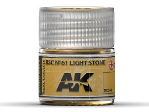 Real Colors: BSC Nº61 Light Stone Acrylic Lacquer Paint 10ml Bottle