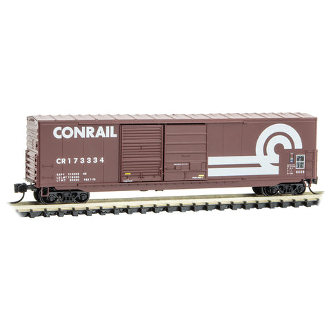 MICRO-TRAINS N Boxcar, 50' w/ 8' Double Sliding Door, Conrail #173334