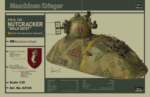 HASEGAWA 1/35 Maschinen Krieger PKH 103 Nutcracker Wald Geist Crewless Hover Tank