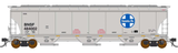 INTERMOUNTAIN HO Covered Hopper, Trinity 5161, ATSF/BNSF #484002