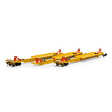 ATHEARN HO Spine Car, 57' Trinity 3 Unit, TTRX #360860 (3/pk)