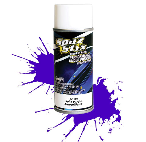 SPAZ STIX  Solid Purple Aerosol Paint, 3.5oz Can