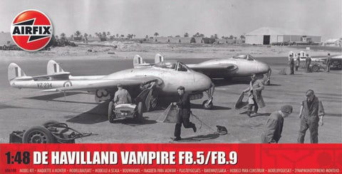 AIRFIX 1:48 DeHavilland Vampire FB5/FB9 Fighter