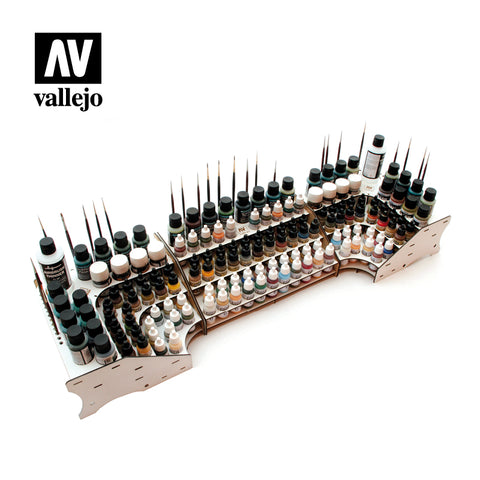 VALLEJO Corner Module Paint Display Stand (Holds 45 bottles & brushes)