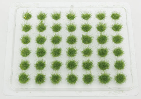 WALTHERS HO Grass Tufts - 1/4" 0.6cm Tall -- Summer pkg(42)