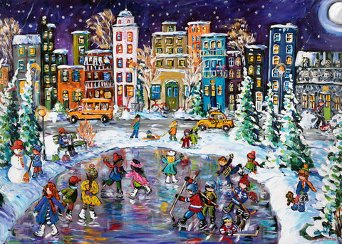 RAVENSBURGER 1000-PIECE PUZZLE Canadian City Lights