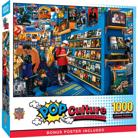 MASTER PIECES 1000-PIECE PUZZLE Pop Culture - Be Kind, Please Rewind