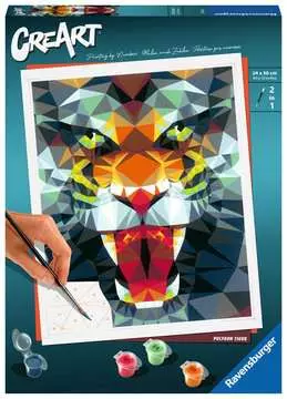 CREART  Polygon Tiger 10x12