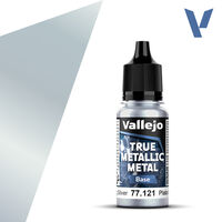 VALLEJO 18ml Bottle Sterling Silver (Base) True Metallic Metal