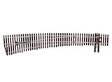 PECO HO Code 83 Turnout, #7 Double Curved, Left - Electrofrog