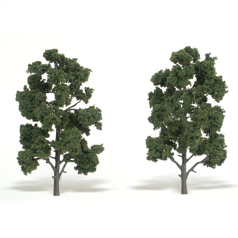 WOODLAND SCENICS Ready-Made Trees: Medium Green 8" to 9" (2/pk)