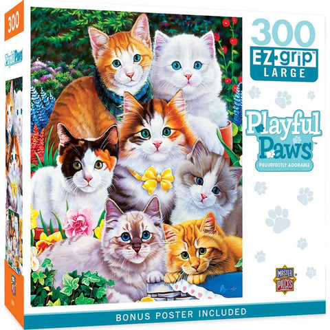 MASTER PIECES 300-PIECE PUZZLE EZ GRIP Purfectly Adorable