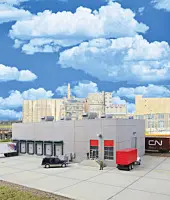 WALTHERS HO Concrete Warehouse Kit