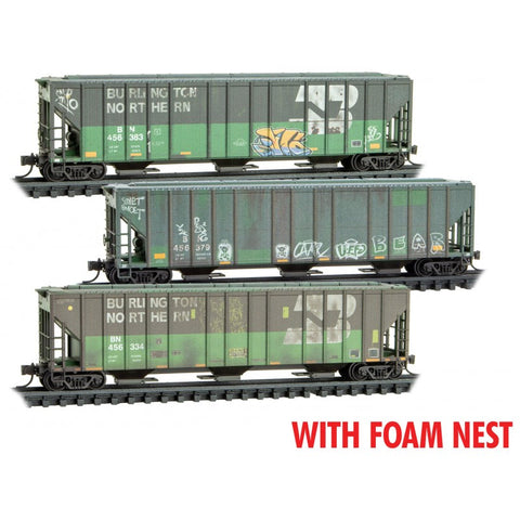 N WEATHERED 3-BAY HOPPER 3-PACK FOAM