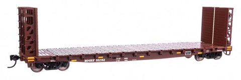 WALTHERS HO 53' GSC Bulkhead Flatcar - Ready to Run -- BNSF #552152