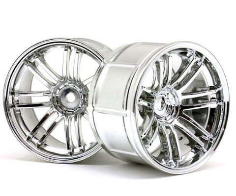 HPI LP35 Wheels, Rays Volkracing RE30-9mm OffSet, Chrome, (2pcs)