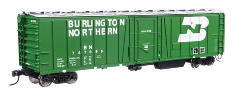 WALTHERS 50' AAR Mechanical Refrigerator Car - Ready-to-Run -- Burlington Northern #747098