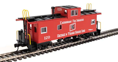 WALTHERS HO International Wide-Vision Caboose - Ready to Run -- Detroit & Toledo Shore Line #120