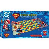 MASTER PIECES Superman Checkers Board Game