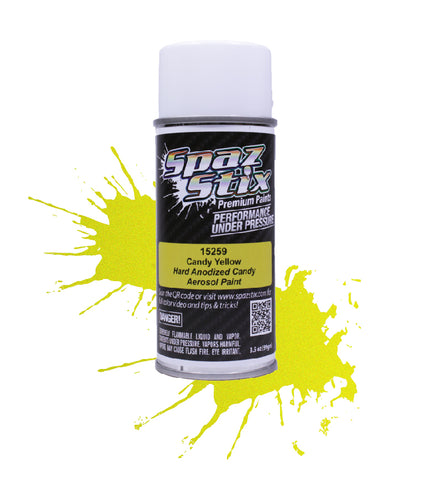 Candy Yellow Aerosol Paint, 3.5oz Can