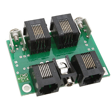 NCE UTP Cab Bus Fascia Panel -- RJ12 (Telephone Type) Connectors