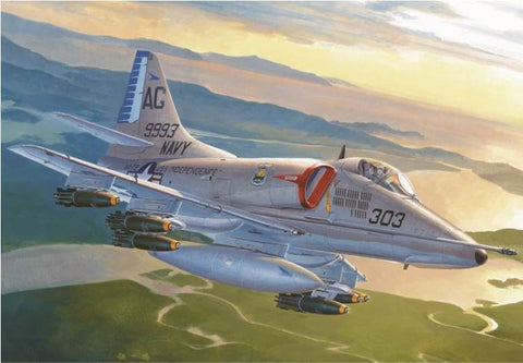 HOBBY BOSS 1/72 A4E Sky Hawk Attack Aircraft