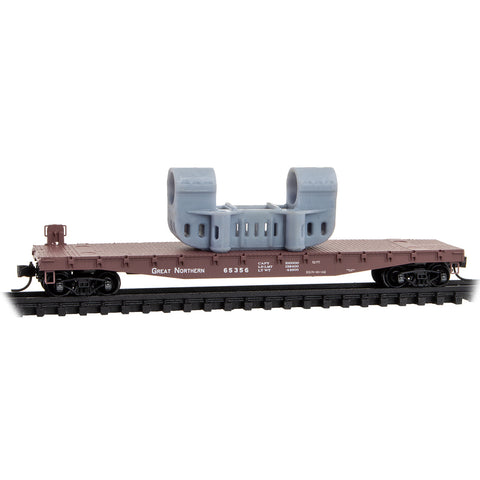 MICRO-TRAINS N Flatcar, 50' Fishbelly Side, GN #65356