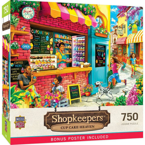 MASTER PIECES 750-PIECE PUZZLE Shopkeepers - Cupcake Heaven